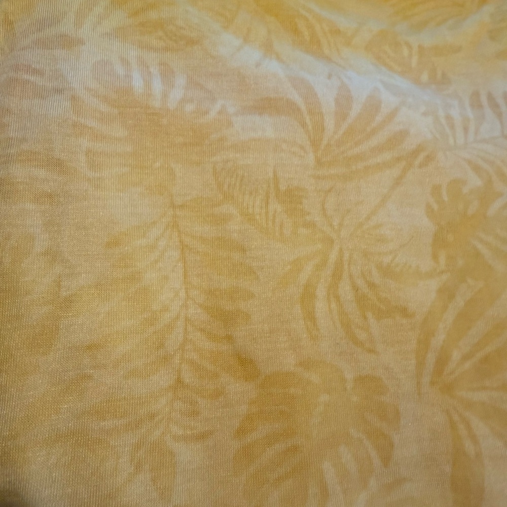 NWT George Yellow Tropical Leaf Print Sleeveless Maxi Dress - Picture 10 of 15